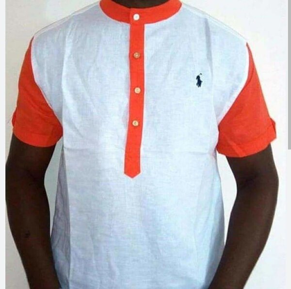 Chemise homme casual bicolore