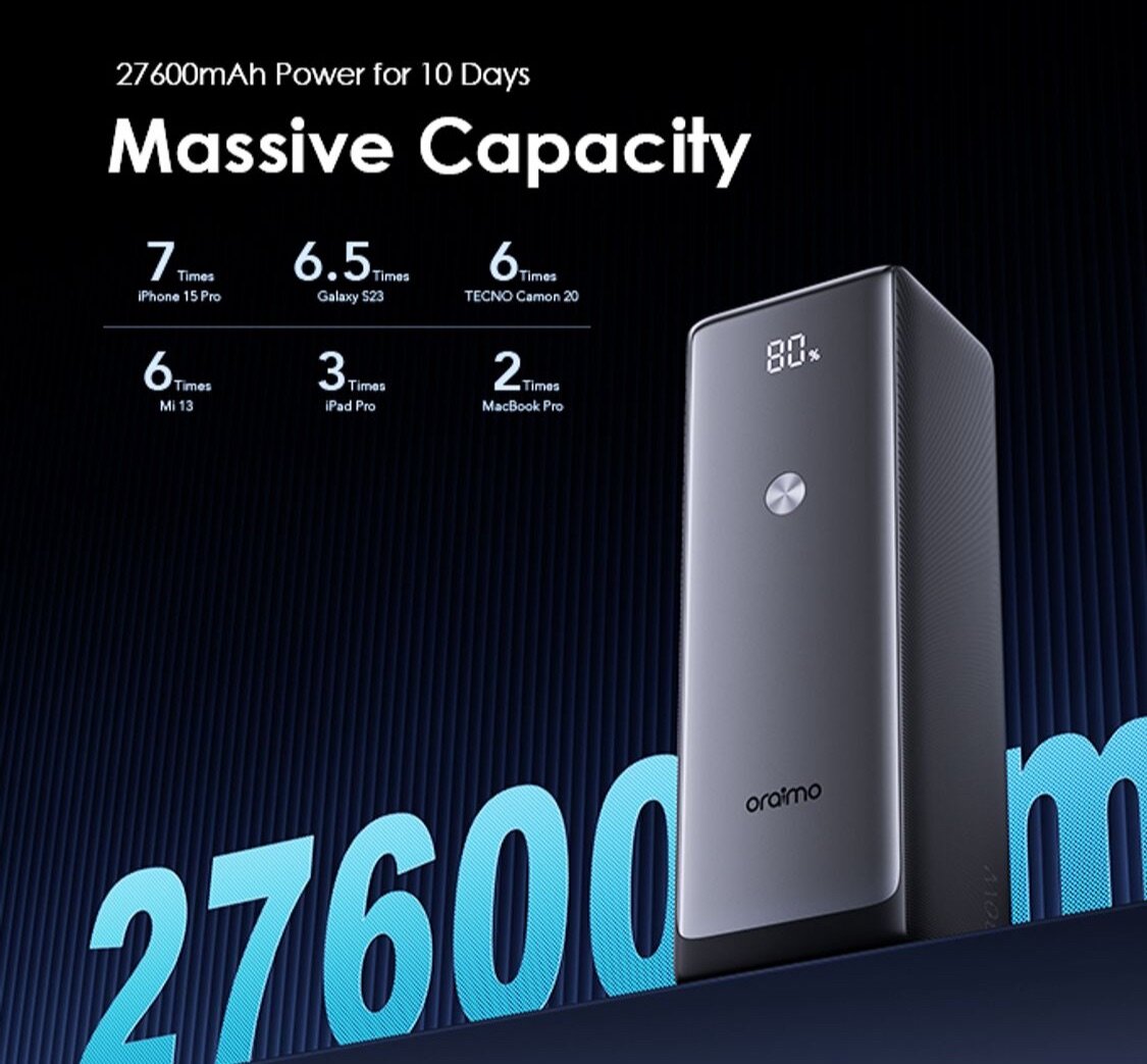 Power Bank 27600mAh 130W