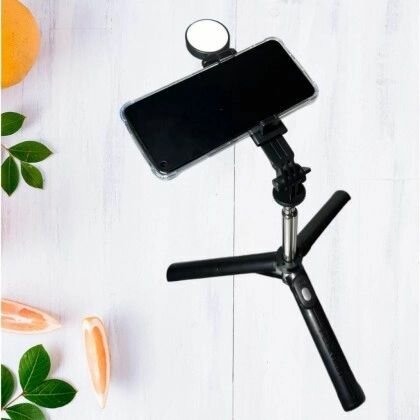 Plokama K7 LED Tripod 3-in-1 Selfie Stick - 105cm