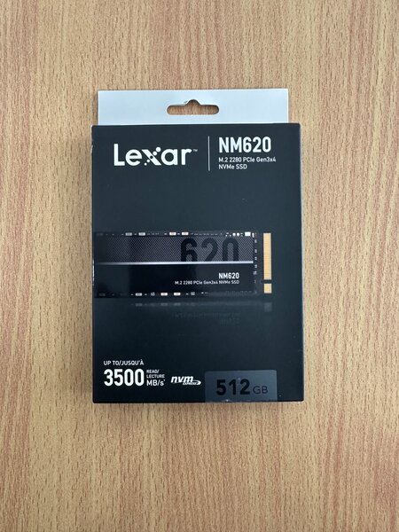 Lexar NM620 SSD 512GB Rapide