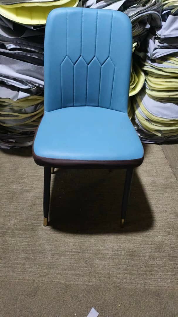 Chaise moderne rembourrée élégante