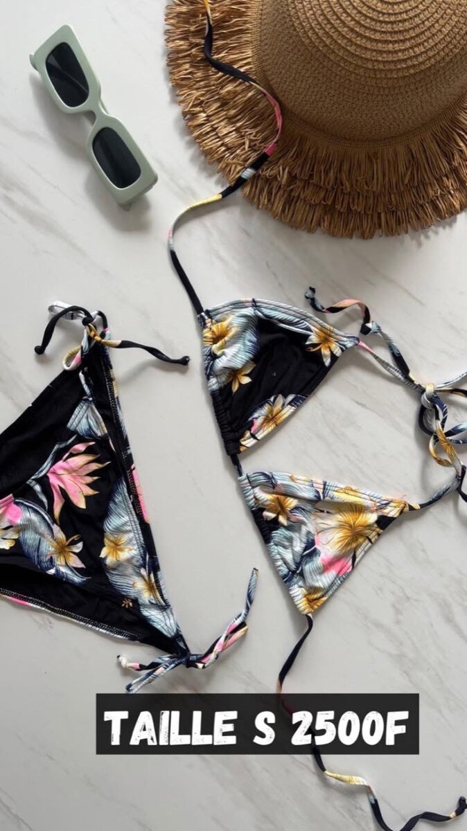 Bikini élégant imprimé