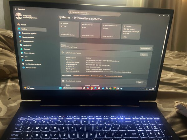 Pc gamer victus 16  et manette