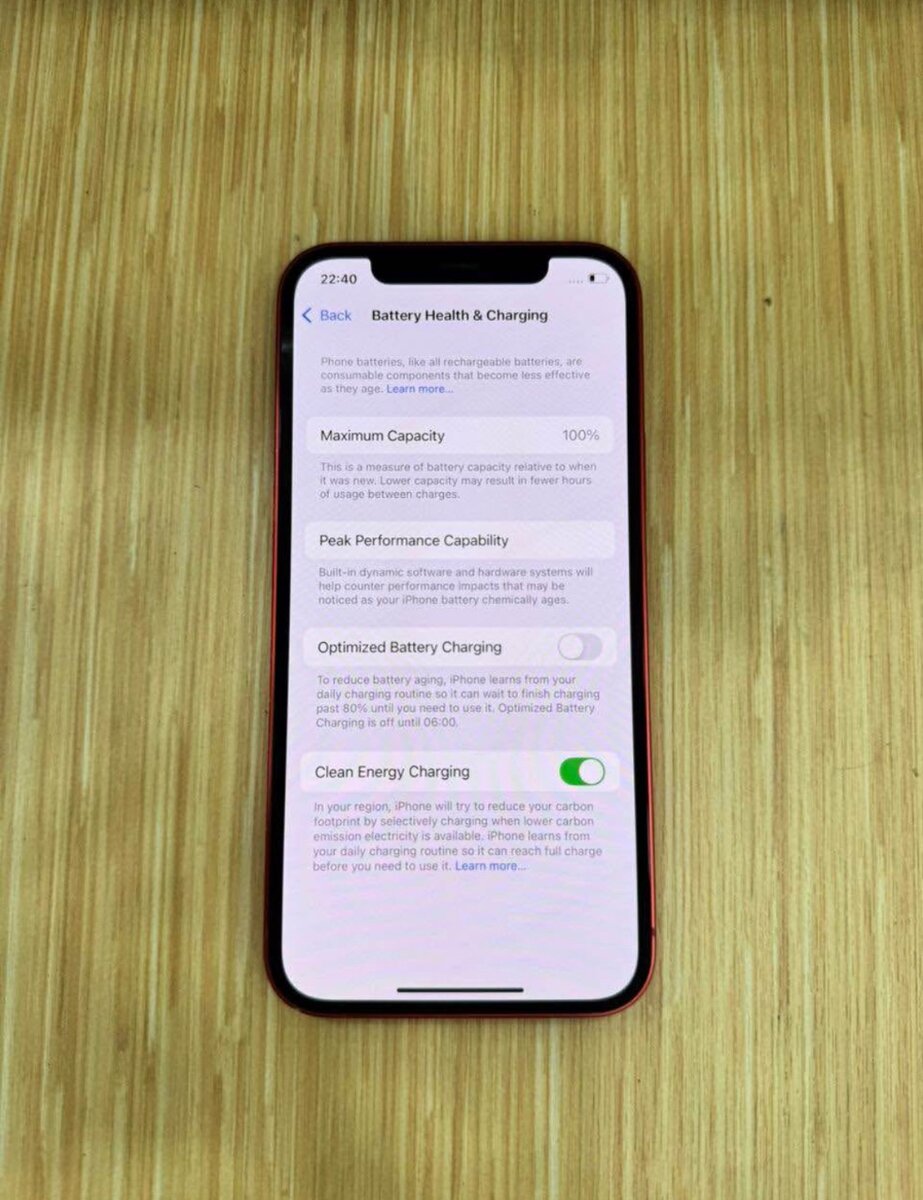 iPhone 12 Red 64GB Débloqué
