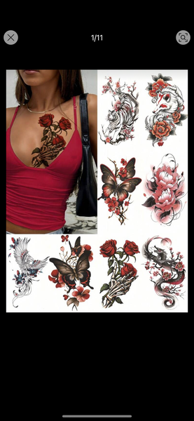 Tatouages Temporaires Éphémères