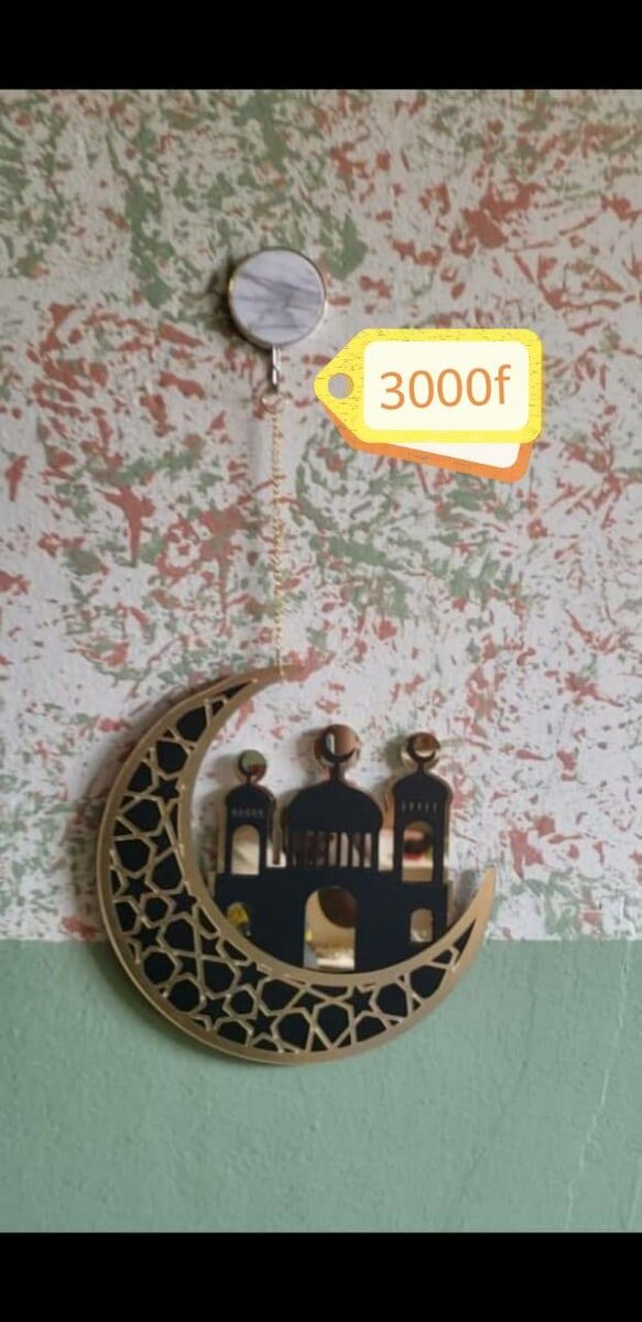 Décor Murale Lune et mosquée