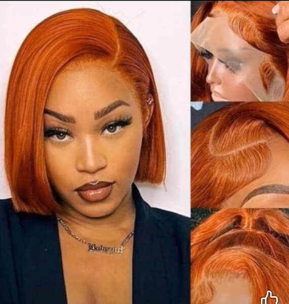 Perruque Bob Frontale normale