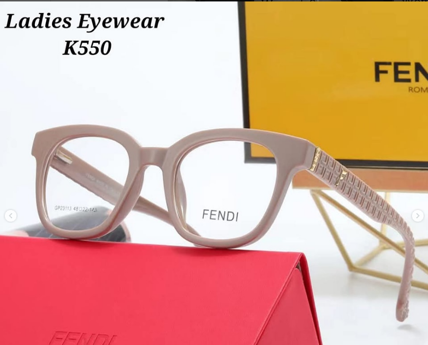 Women's glasses Fendi pink