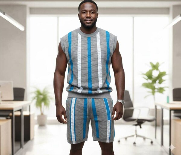 Ensemble Rayé Sportif Homme