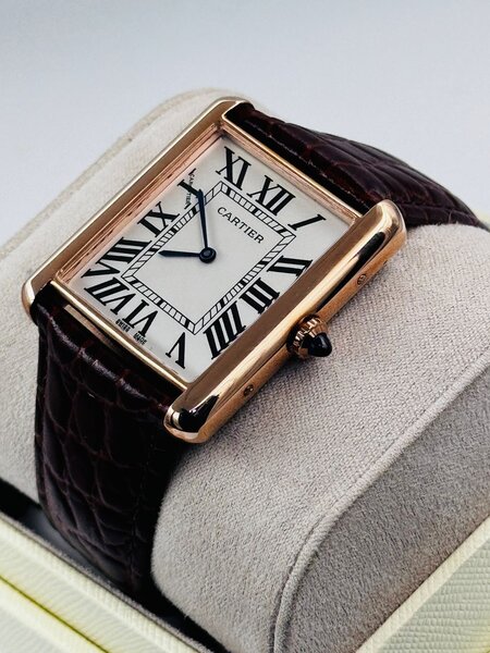 Montre classique en cuir