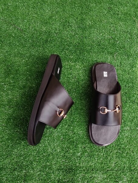 Sandales en cuir homme