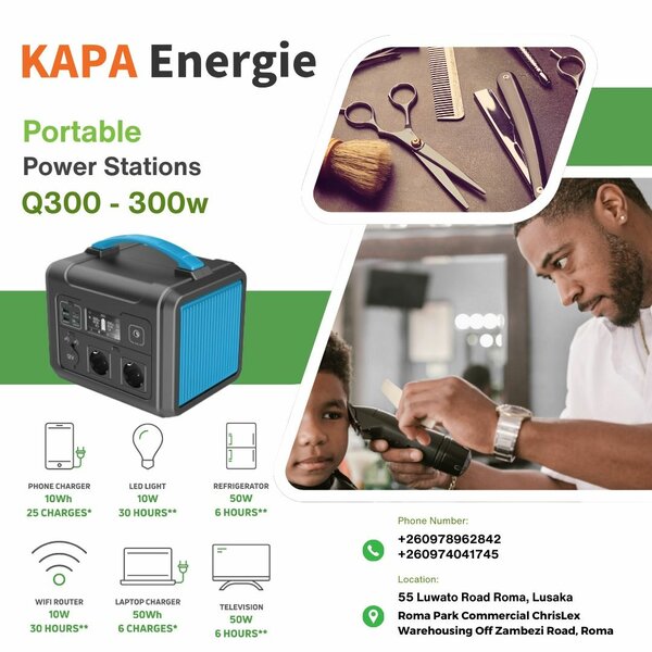 KAPA 300W INVERTER WITH BUILT IN BATTERY