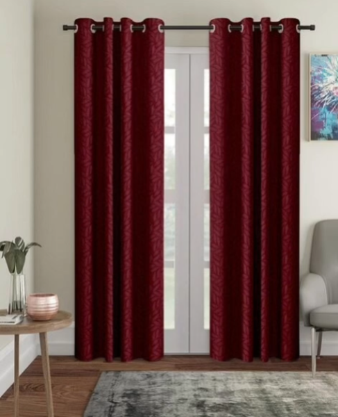 Set of Canvas curtains with eyelets