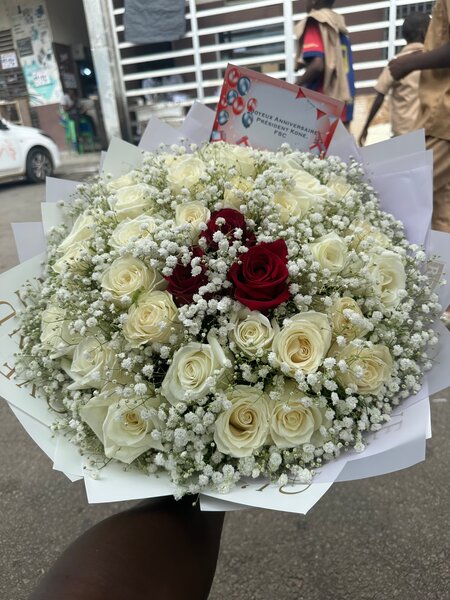 Bouquet de roses élégantes