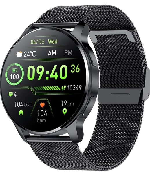 Montre connectée pour femmes et hommes avec fonction télépho