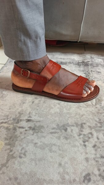 Sandales en cuir élégantes