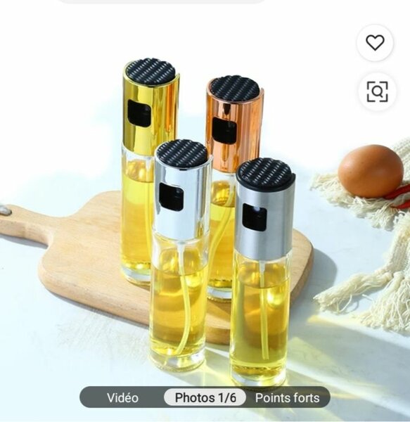 Pulvérisateur d'huile cuisine