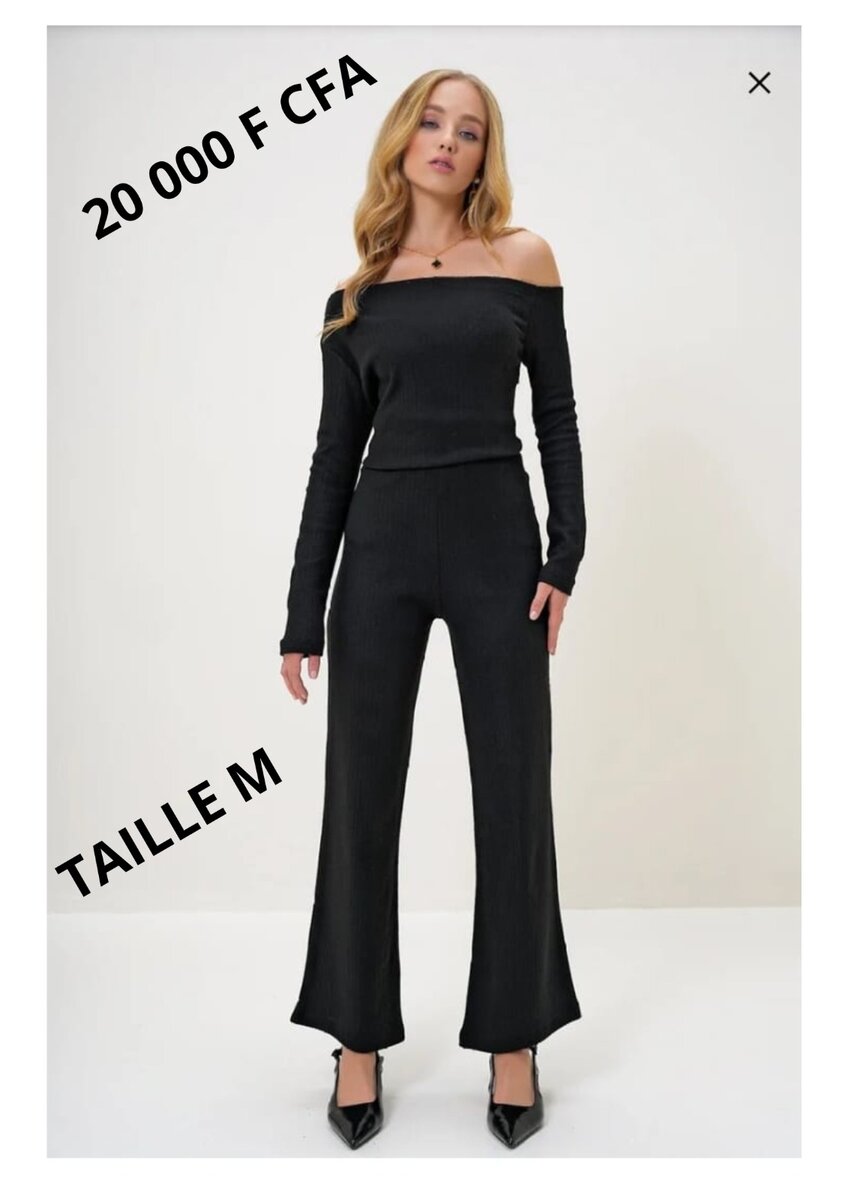 Combinaison élégante noire