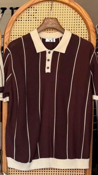 Polo à Rayures Élégant