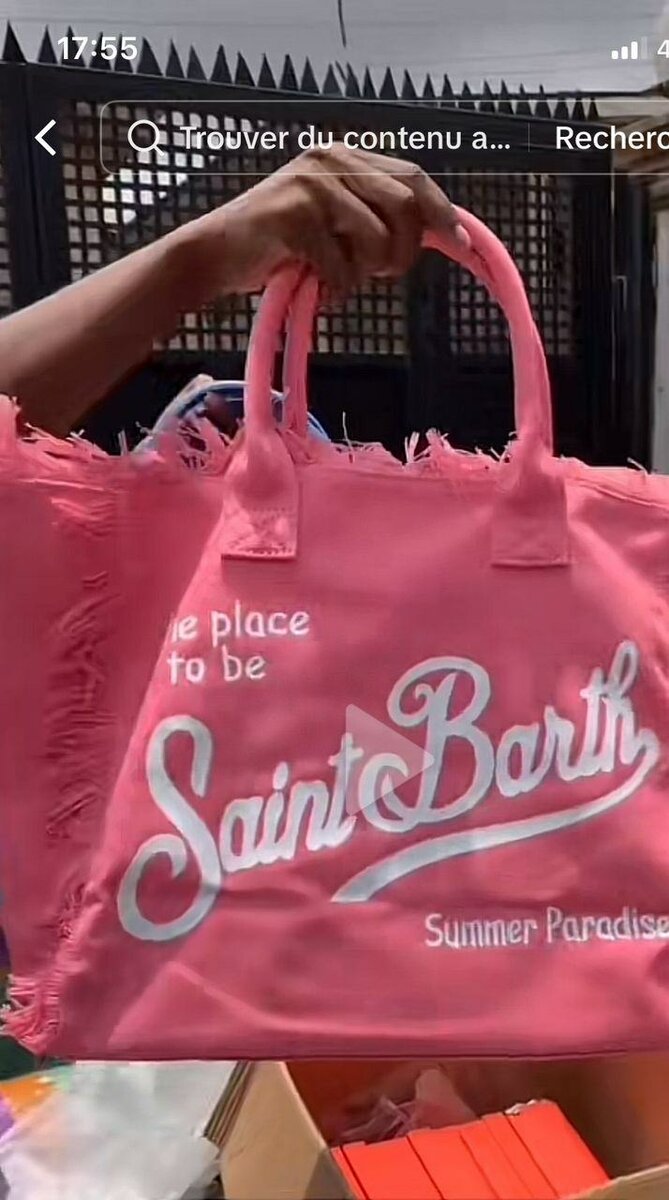 Sac de Plage Été Frangé