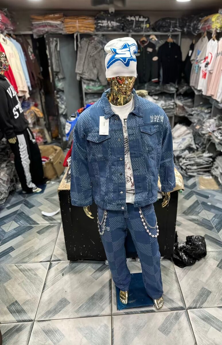 Veste et Pantalon en Jean Style Urbain