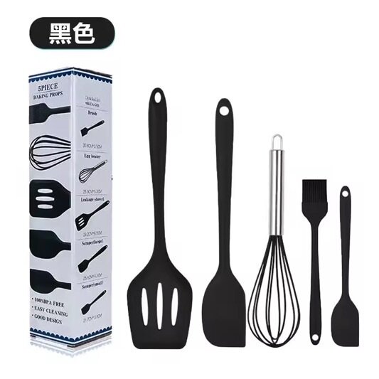 Ensemble ustensiles cuisine silicone