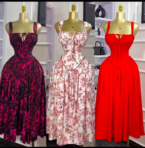 Robe longue élégante fleurie