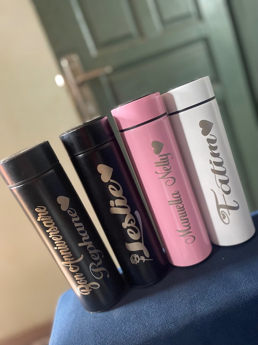 Gourde avec température personnalisée