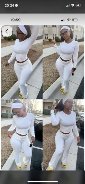 Ensemble de sport blanc