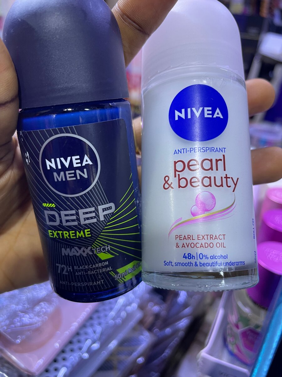 Nivea Men & Women Roll-On Set