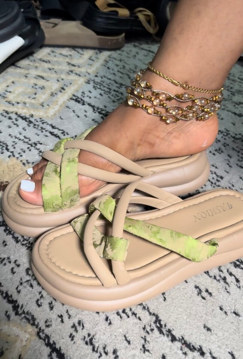 Sandales plates confortables