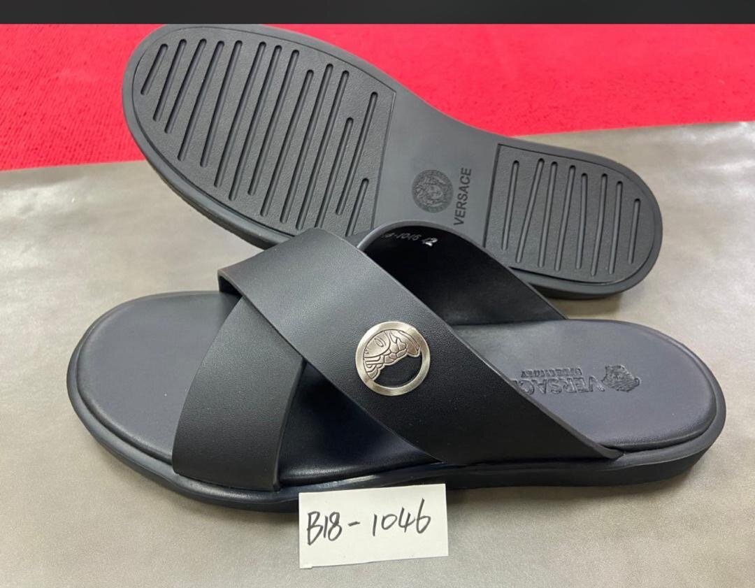 Sandales en cuir noir élégantes