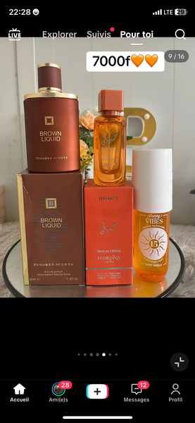 Lot de Parfums et Brumisateurs