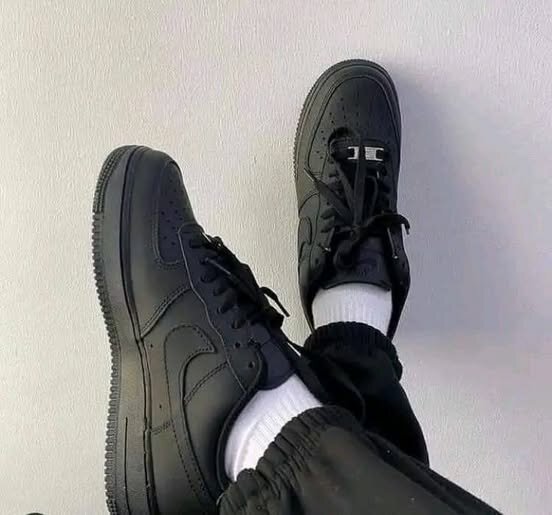 Black sneakers