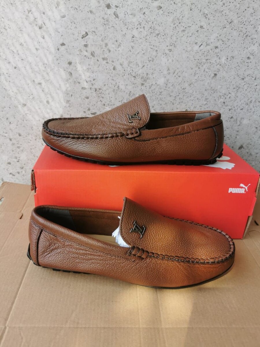 Mocassins élégants en cuir