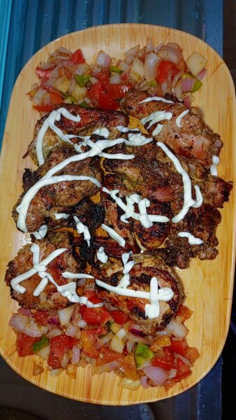 Poulet Grillé , braisé