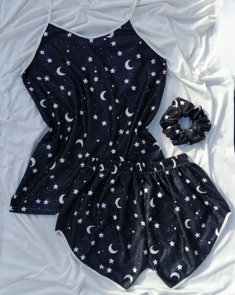 Ensemble Pyjama Satin Féminin