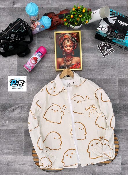 Chemise fantaisie fantômes