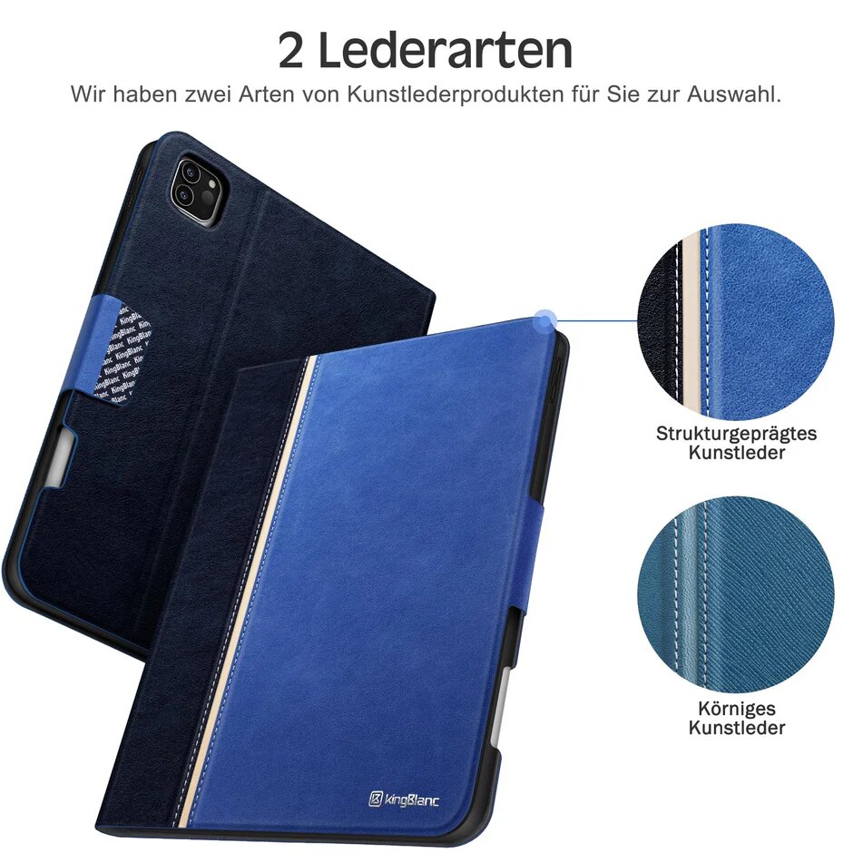 Étui  pour iPad Pro 13 pouces 2024 M4 avec porte-cr