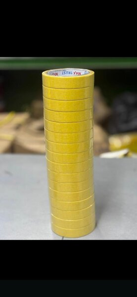 Ruban adhésif jaune résistant