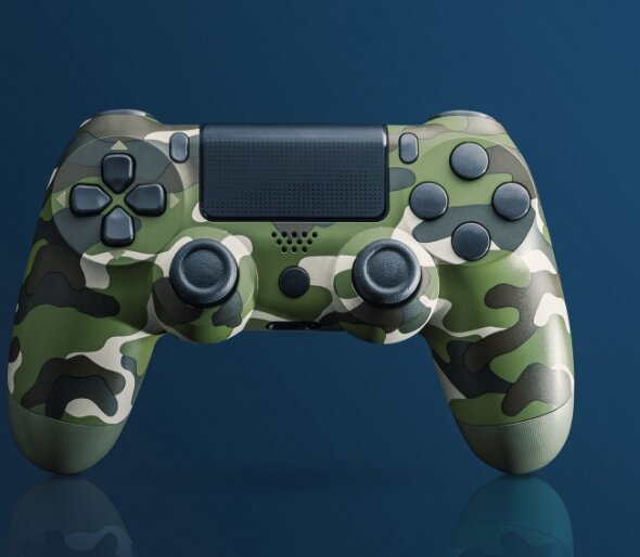 𝗕𝗿𝗮𝗻𝗱 𝗡𝗲𝘄 𝗚𝗿𝗲𝗲𝗻 𝗖𝗮𝗺𝗼𝘂𝗳𝗹𝗮𝗴𝗲 𝗗𝗨𝗔𝗟𝗦𝗛𝗢𝗖𝗞®𝟰 𝗪𝗶𝗿𝗲𝗹𝗲𝘀𝘀 𝗖𝗼𝗻𝘁𝗿𝗼𝗹𝗹𝗲𝗿 𝗳𝗼𝗿 𝗣𝗦𝟰™! 🌟🕹️