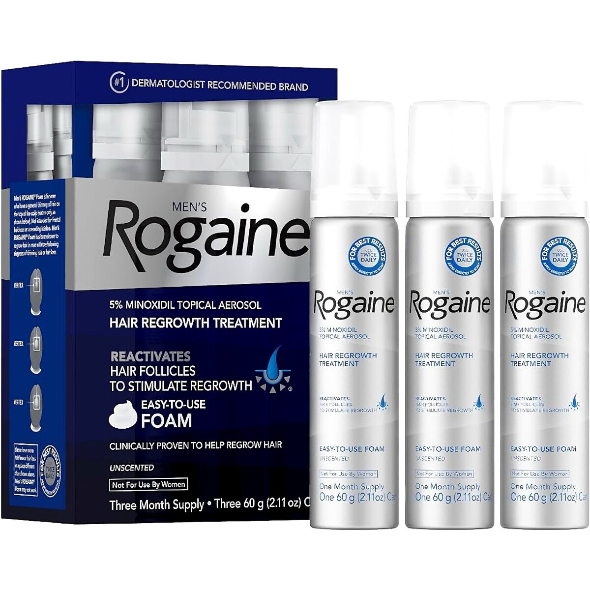 ROGAINE 5% MINOXIDIL FOAM