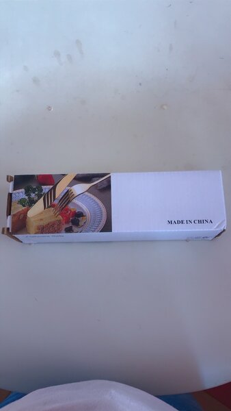 Cutlery set 20 pieces gold color