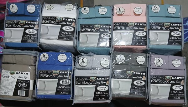 Bamboo 6pc bedsheets