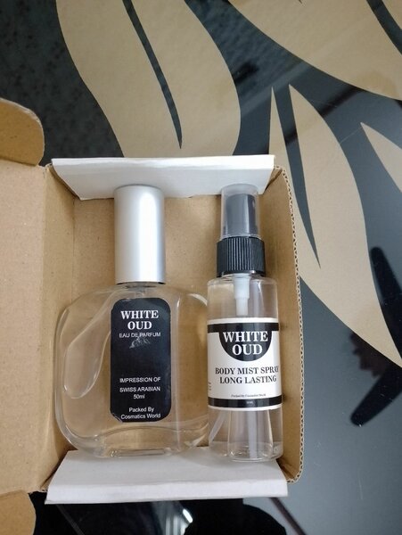 White oud perfume with body mist 50ml