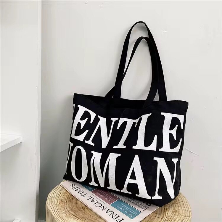 Gentle Woman Canvas Tote