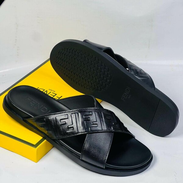 Fendi and Baldinini slippers