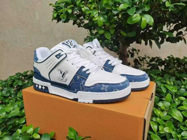 Sneakers tendance en cuir blanc