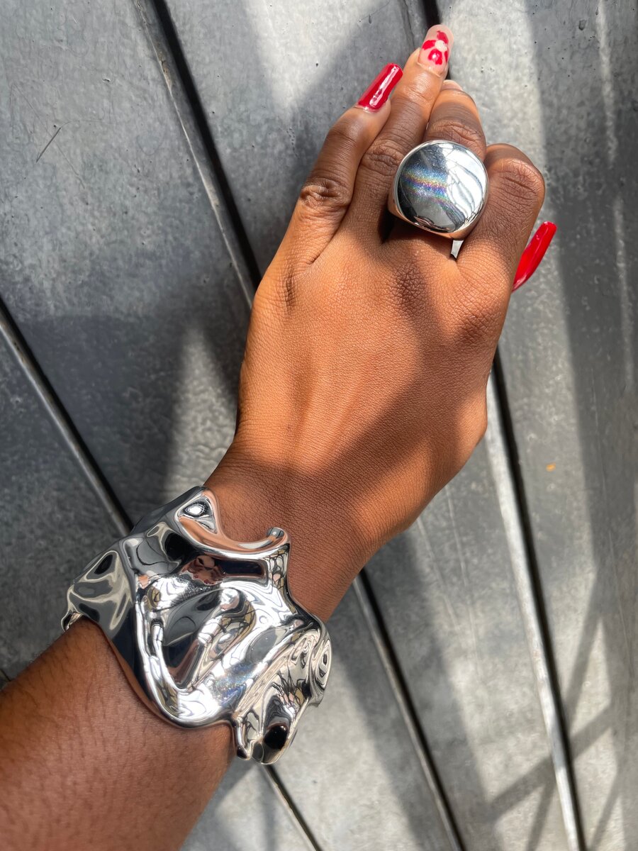 Bracelet en Argent Contemporain