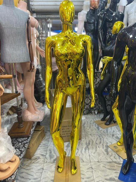 Female Gold Mannequin available
